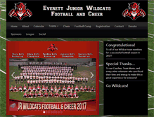 Tablet Screenshot of jrwildcatfootball.org